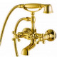 Смеситель для ванны с двумя рукоятками KAISER Carlson Style 44222-3 Gold