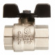 Кран шаровой латунный Stout (SVB-0002-000020) 3/4 ВР(г) х 3/4 ВР(г) бабочка прямой