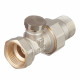 Клапан (вентиль) запорный прямой VALTEC (VT.020.N.05) 3/4 НР(ш) х 3/4 ВР(г) для радиатора