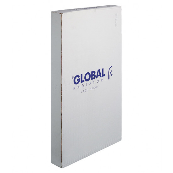 Радиатор биметаллический Global Style Plus 500 мм 12 секций 1" боковое подключение белый