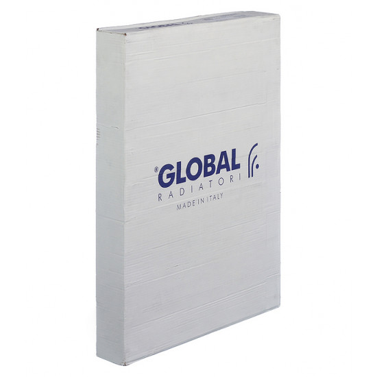 Радиатор биметаллический Global Style Plus 500 мм 10 секций 1" боковое подключение белый