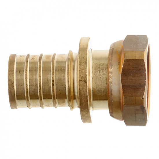 Соединитель прямой Stout (SFA-0019-003210) 32 мм х 1 ВР(ш) с накидной гайкой латунный