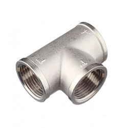 Тройник Valtec (VTr.130.N.0006) 1 ВР(г) х 1 ВР(г) х 1 ВР(г) латунный