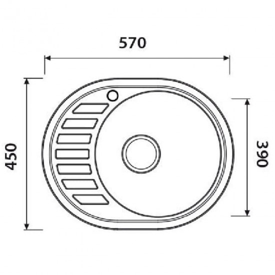 Мойка из нержавейки KAISER KSS-5745R