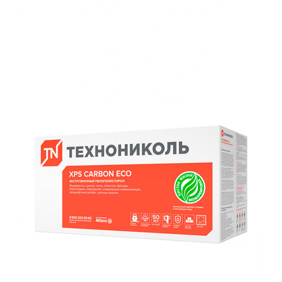 Экструдированный пенополистирол Технониколь Carbon Eco Г4 50х580х1180 мм
