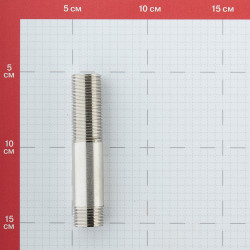 Сгон Valtec (VTr.653.N.0410) 1/2 НР(ш) х 100 мм латунный