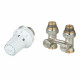 Узел нижнего подключения прямой Danfoss (013G2239) H-образный 1/2 НР(ш) х 3/4 EK для радиатора с термоголовкой