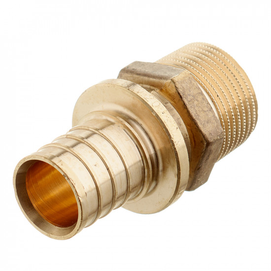 Соединитель прямой Stout (SFA-0001-003210) 32 мм х 1 НР(г) латунный