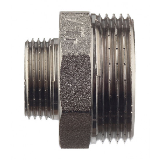Ниппель переходной Valtec (VTr.580.N.0705) 1 1/4 НР(ш) х 3/4 НР(ш) латунный