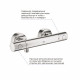 Смеситель для душа GROHE Precision Get 34773000 с термостатом без лейки