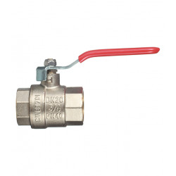 Кран шаровой латунный VALTEC Base (VT.214.N.05) 3/4 ВР(г) х 3/4 ВР(г) ручка прямой