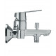 Смеситель для ванны и душа GROHE BauLoop 23341000 DN15  с коротким изливом однорычажный без лейки