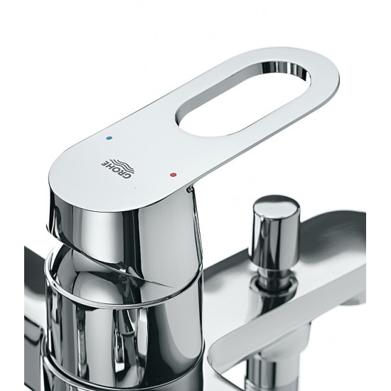 Смеситель для ванны и душа GROHE BauLoop 23341000 DN15  с коротким изливом однорычажный без лейки