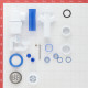 Сифон для мойки VIRPLAST by WIRQUIN 30986144 1 1/2"х40 мм с нержавеющей чашкой D70 мм и двойным отводом