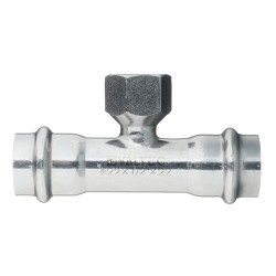 Тройник VALTEC (VTi.932.I.220422) 22 мм х 1/2 ВР(г) х 22 мм нержавеющая сталь