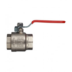 Кран шаровой латунный VALTEC Base (VT.214.N.08) 1 1/2 ВР(г) х 1 1/2 ВР(г) ручка прямой