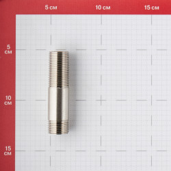 Сгон Valtec (VTr.653.N.0408) 1/2 НР(ш) х 80 мм латунный