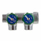 Коллектор Stout (SMB-6850-343402) 3/4 ВР(г) х 2 выхода 3/4(ЕК) х 3/4 НР(ш) регулирующий