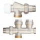 Узел регулирующий угловой VALTEC (VT.225K.N.E04100) 1/2 НР(ш) х 3/4 EK для радиатора с боковым подключением для двухтрубных систем
