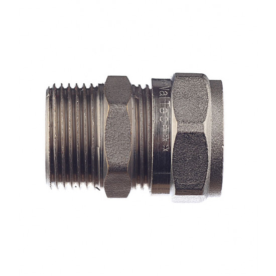 Соединитель прямой VALTEC (VTm.301.N.002005) 20 обж(ц) х 3/4 НР(ш)