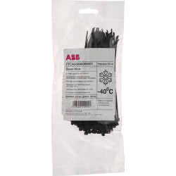 Стяжка кабельная ABB 7TCA300060R0001 140х2,5 мм нейлонoвая черная (100 шт.)