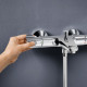 Смеситель термостат для ванны GROHE Grohtherm 800 34567000 с коротким изливом без лейки