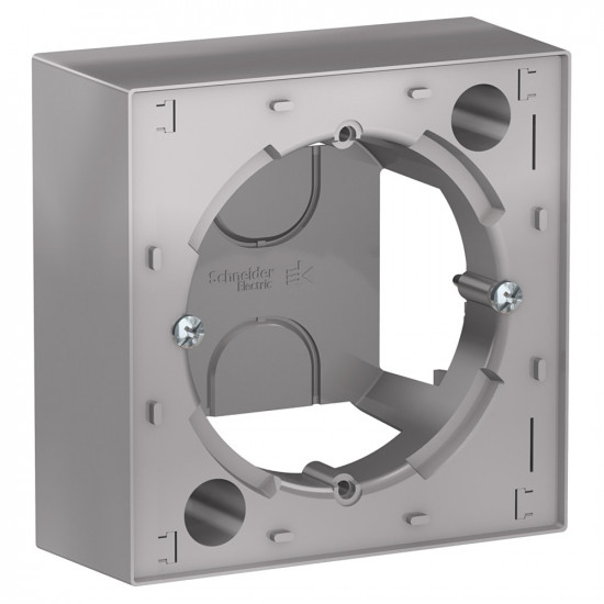 Коробка для наружного монтажа Schneider Electric Atlas Design ATN000300 открытая установка алюминий