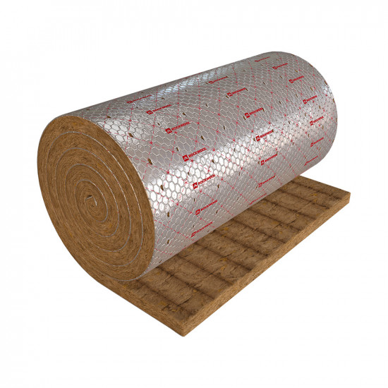 Утеплитель Rockwool Вайред Мат 50 мм 1х4 м 4 кв.м отражающий