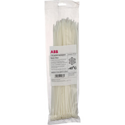 Стяжка кабельная ABB 7TCA300180R0004 370х4,8 мм нейлонoвая белая (100 шт.)
