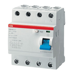 УЗО ABB F202 (2CSF204001R2630) 63А 100 мА 4P тип AC 10 кА