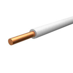 Провод Экокабель ПуВнг-LS 1x2,5 белый (100 м)
