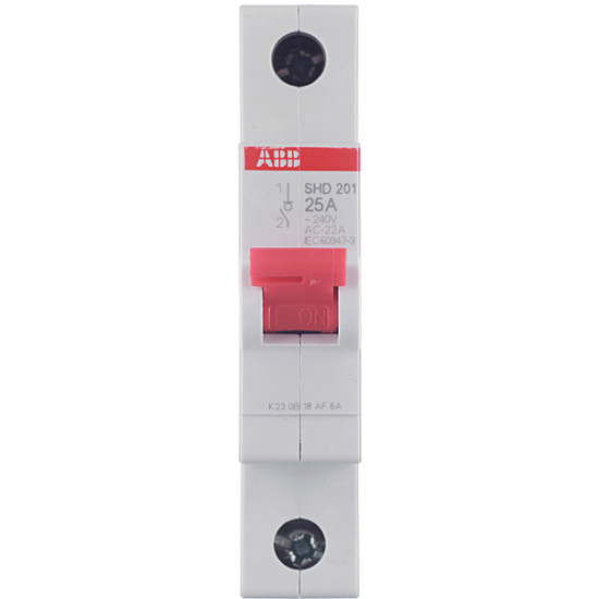 Рубильник ABB SDH201r (2CDD271111R0025) 1P 25А 230 В на DIN-рейку