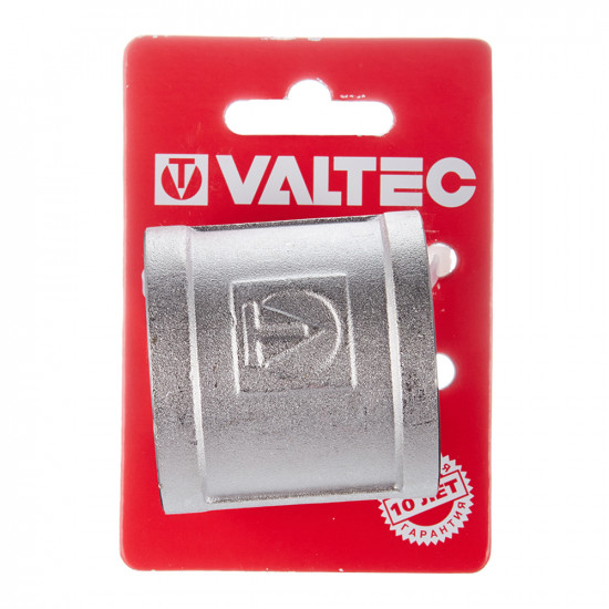 Муфта Valtec (VTr.270.N.0007) 1 1/4 ВР(г) х 1 1/4 ВР(г) латунная