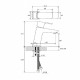 Смеситель для раковины Ravak 10 Free TD F 014.00 X070129