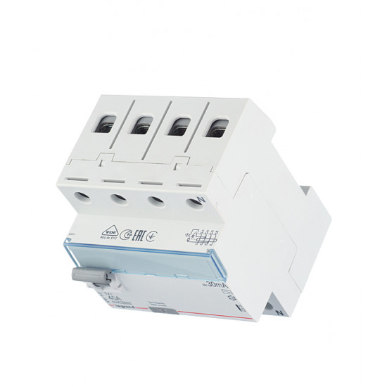 УЗО Legrand TX3 (403009) 40А 30 мА 4P тип AC 10 кА