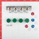 Коллектор Stout (SMB-6850-011204) 1 ВР(г) х 4 выхода 1/2 НР(ш) х 1 НР(ш) регулирующий
