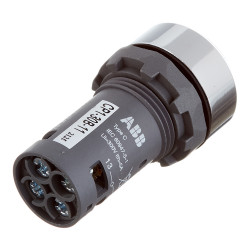 Кнопка ABB CP1-30B-11 (1SFA619100R3076) 300 В 1НО+1НЗ черная без фиксации