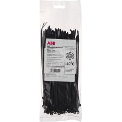 Стяжка кабельная ABB 7TCA300140R0001 200х3,6 мм нейлонoвая черная (100 шт.)