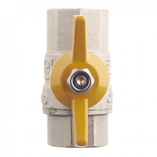 Кран шаровой газовый VALTEC (VT.277.N.04) 1/2 ВР(г) х 1/2 ВР(г) бабочка
