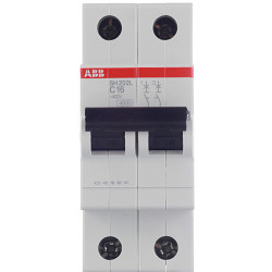 Автоматический выключатель ABB SH202L (2CDS242001R0164) 2P 16А тип C 4,5 кА 400 В на DIN-рейку