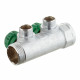 Коллектор Stout (SMB-6850-011202) 1 ВР(г) х 2 выхода 1/2 НР(ш) х 1 НР(ш) регулирующий