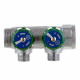 Коллектор Stout (SMB-6850-011202) 1 ВР(г) х 2 выхода 1/2 НР(ш) х 1 НР(ш) регулирующий