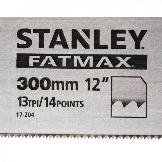Ножовка по дереву для половой доски Stanley (2-17-204) 300 мм