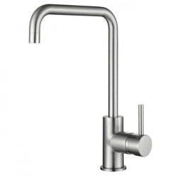 Смеситель для мойки кухни Г-излив  26844-5 KAISER Merkur боковой  ?35 Silver