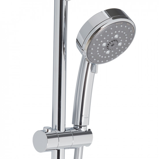 Смеситель для душа без излива GROHE Precision Feel 34791000 с термостатом со стойкой с лейкой
