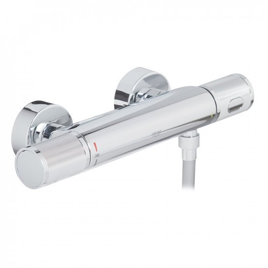 Смеситель для душа без излива GROHE Precision Feel 34791000 с термостатом со стойкой с лейкой