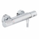 Смеситель для душа без излива GROHE Precision Feel 34791000 с термостатом со стойкой с лейкой