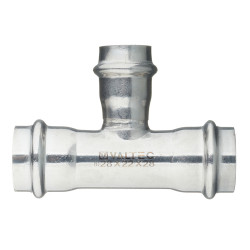 Тройник VALTEC (VTi.931.I.282228) 28 х 22 х 28 мм нержавеющая сталь