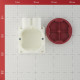 Коробка распределительная ABB d71х47 мм 2 ввода IP44 непрозрачная крышка безгалогенная
