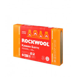 Утеплитель отражающий Rockwool Камин Баттс 30х600х1000 мм 2.4 кв.м